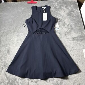 Elizabeth & James NWT Abella Cut Out Dress In Navy‎ Preppy City Casual